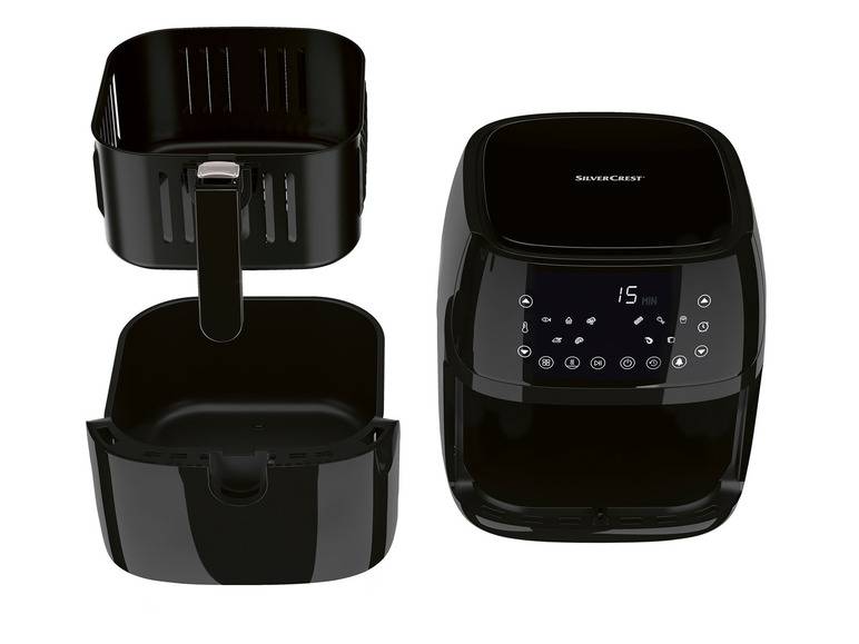 SILVERCREST® KITCHEN TOOLS Digitale Heißluft-Fritteuse XL, »SHFD 2150 A2« 2150 W Räumungsverkauf