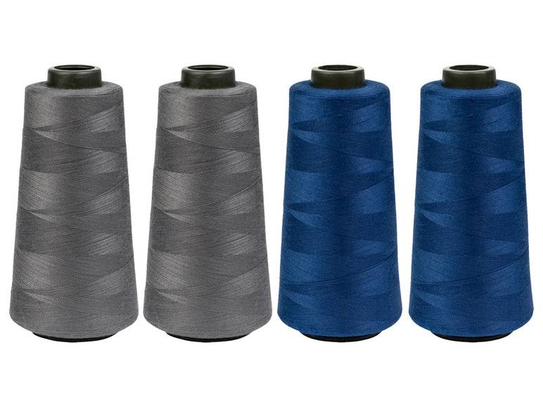 crelando® Overlock Nähgarn, 2.500 m, 4-teilig Letzte 3 Tage