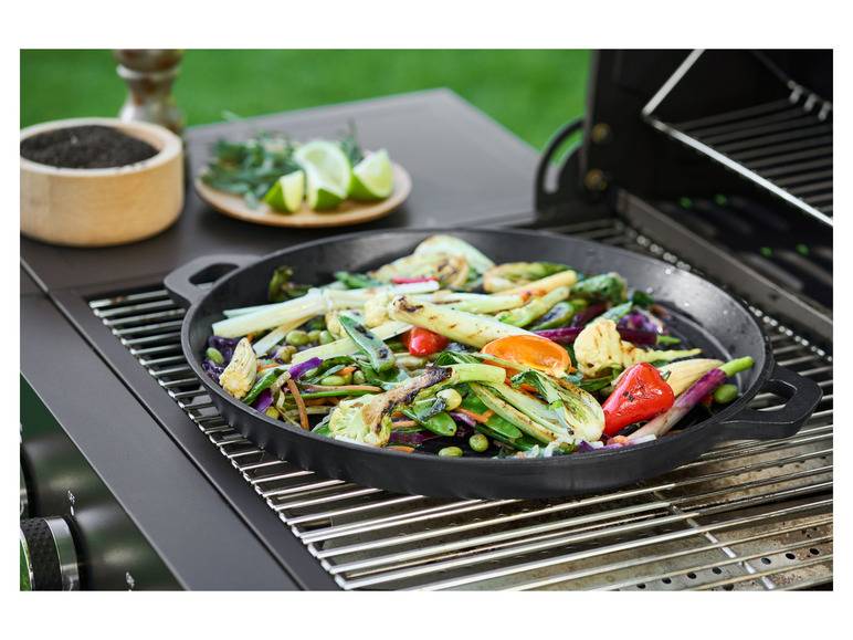 GRILLMEISTER Gusseiserne Grillplatte/ Grillpfanne JETZT KAUFEN