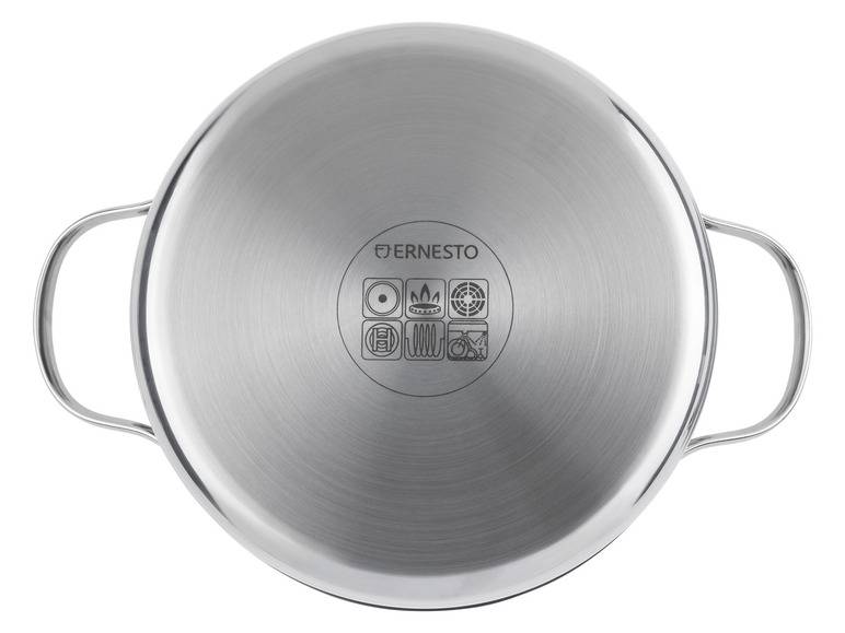 ERNESTO® Edelstahl-Topf, mit Deckel, Ø 20 cm Zeitbegrenzte Promotion