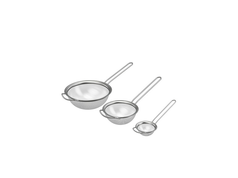 ERNESTO® Edelstahl-Küchensieb-Set, 3 Stück Outlet