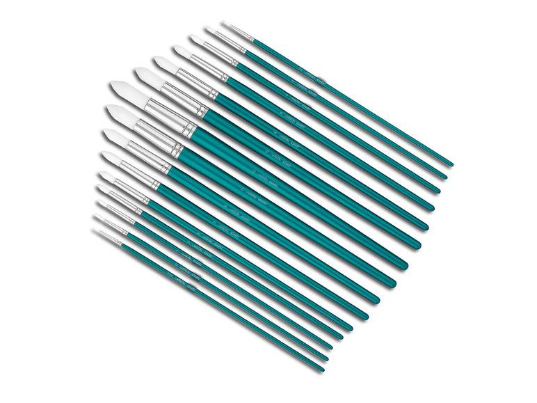 crelando® Pinsel-Set, mit Birkenholzgriff Auslauf