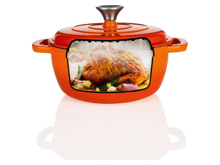 ERNESTO® Gusseisen-Topf, Ø 21,5 cm im Angebot