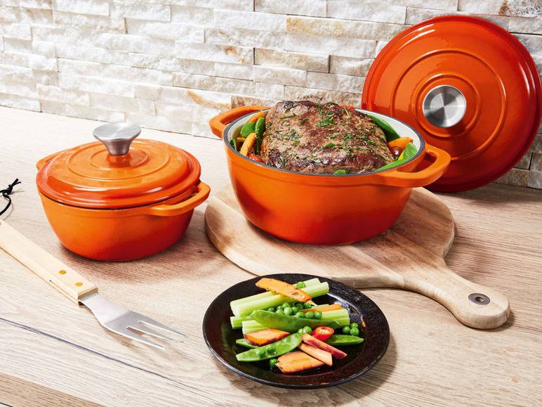 ERNESTO® Gusseisen-Topf, Ø 21,5 cm im Angebot