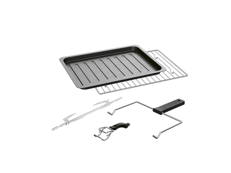 SILVERCREST® KITCHEN TOOLS Grill- und Backautomat »SGBR 1500 D4«, mit rotierendem Grillspieß Kostenloser Versand