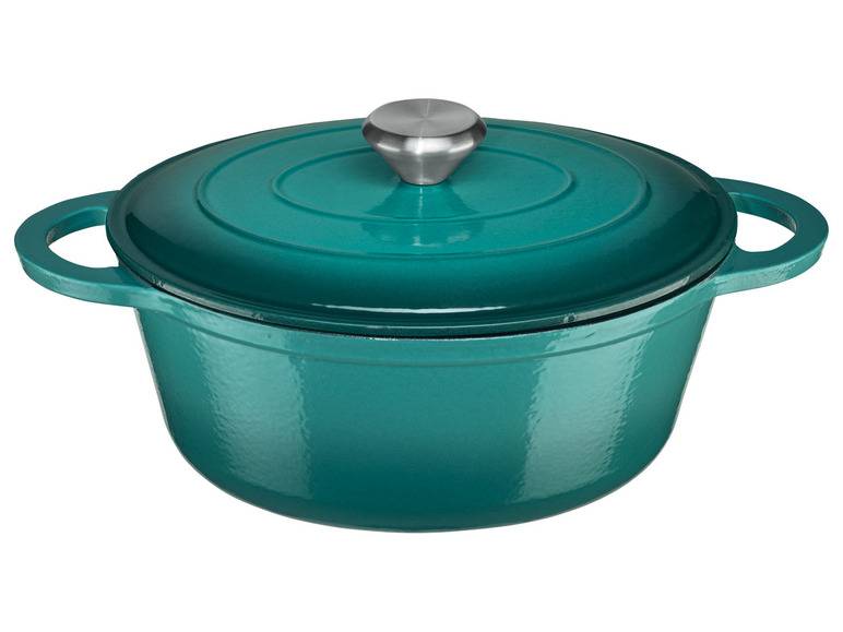 ERNESTO® Gusseisen-Bräter, oval Ø 25 cm Fabrikpreis