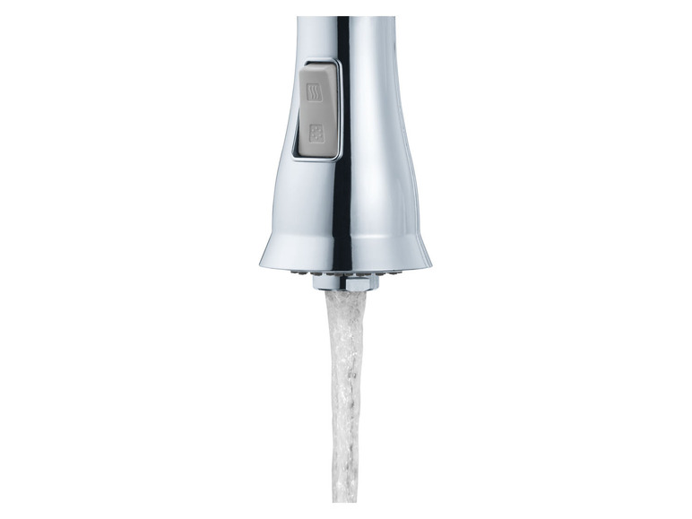 LIVARNO home Spültischarmatur, mit Spiralfeder / Gummischlauch Begrenztes Angebot
