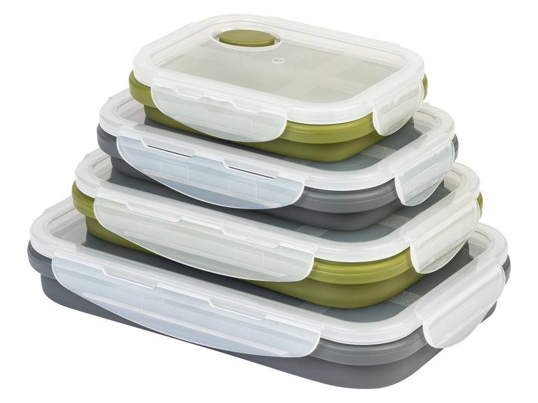 ERNESTO® Frischhaltedosen-Set, platzsparend faltbar Preisnachlass