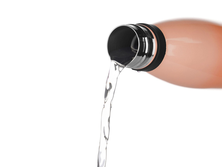 ERNESTO® Edelstahl-Isolierflasche, 0,5 l, mit Schlaufe Saisonschlussverkauf