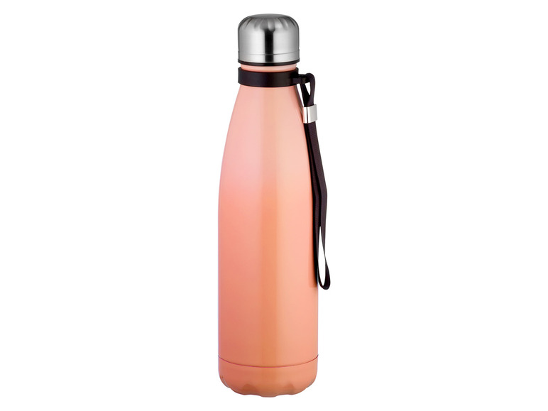 ERNESTO® Edelstahl-Isolierflasche, 0,5 l, mit Schlaufe Saisonschlussverkauf