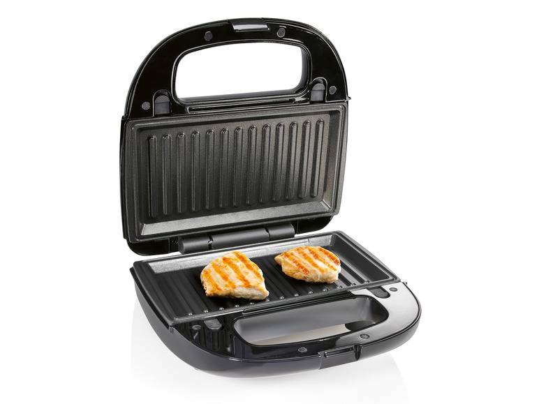 SILVERCREST® KITCHEN TOOLS Sandwichmaker »SSMW 750 D3« mit Wechselplatten Osterangebot