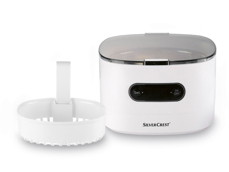 SILVERCREST® Ultraschall-Reinigungsgerät »SUR 48 D5«, weiß Muttertagsangebot
