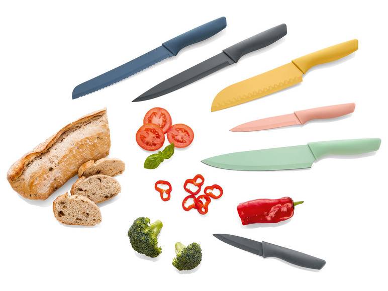 ERNESTO® Messer-Set, mit Klingenschutz, 6 Stück Neueste Mode