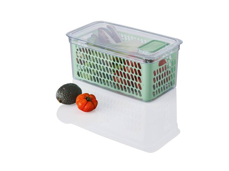 ERNESTO® Kühlschrankaufbewahrung Frischebox, mit Frischeventil Blitzangebot