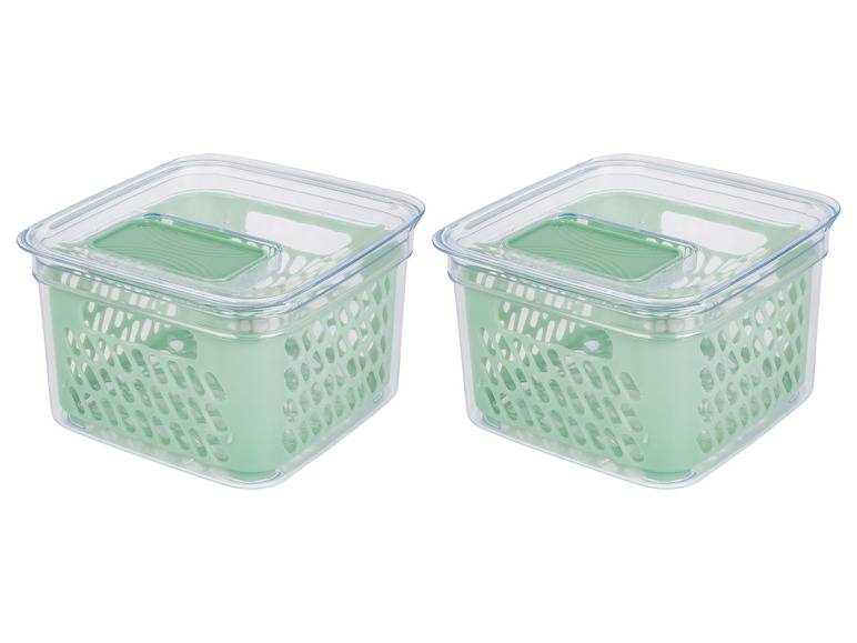 ERNESTO® Kühlschrankaufbewahrung Frischebox, mit Frischeventil Blitzangebot