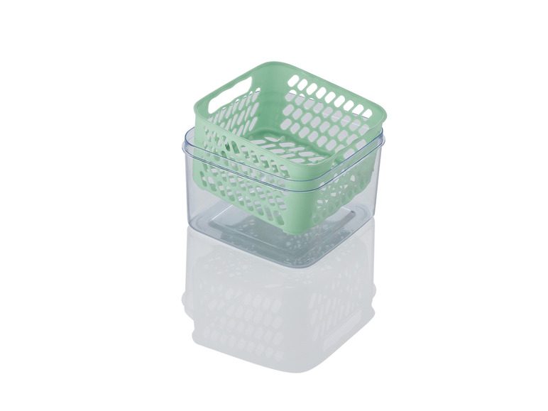ERNESTO® Kühlschrankaufbewahrung Frischebox, mit Frischeventil Blitzangebot