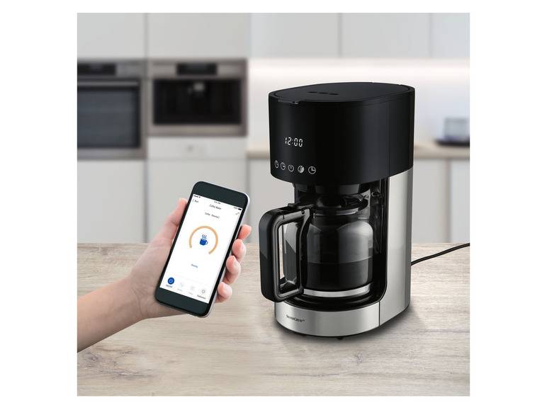 SILVERCREST® KITCHEN TOOLS Kaffeemaschine Smart »SKMS 900 A1«, 900 Watt Fabrikpreis