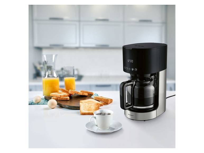 SILVERCREST® KITCHEN TOOLS Kaffeemaschine Smart »SKMS 900 A1«, 900 Watt Fabrikpreis