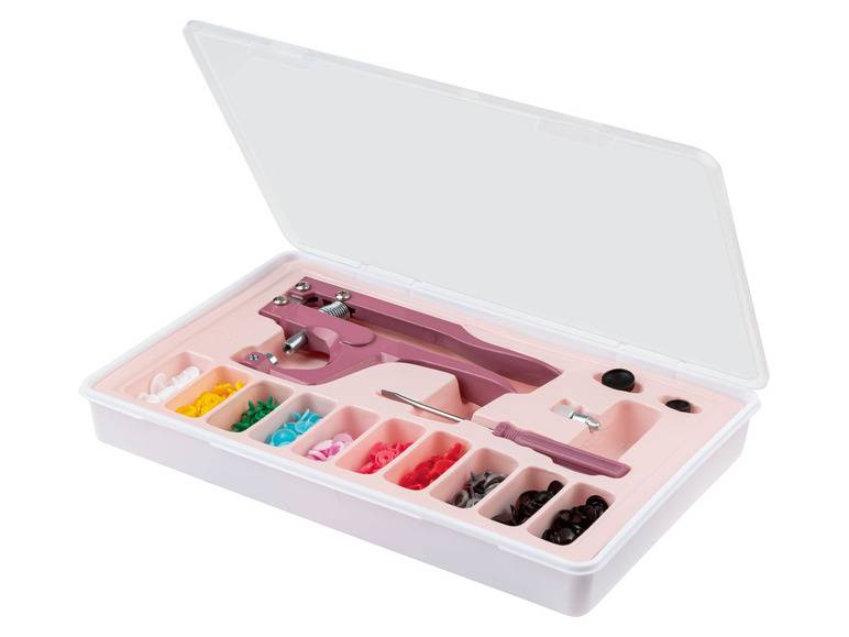 crelando® Druckknopfset, Kunststoff, mit Zange Blitzangebot