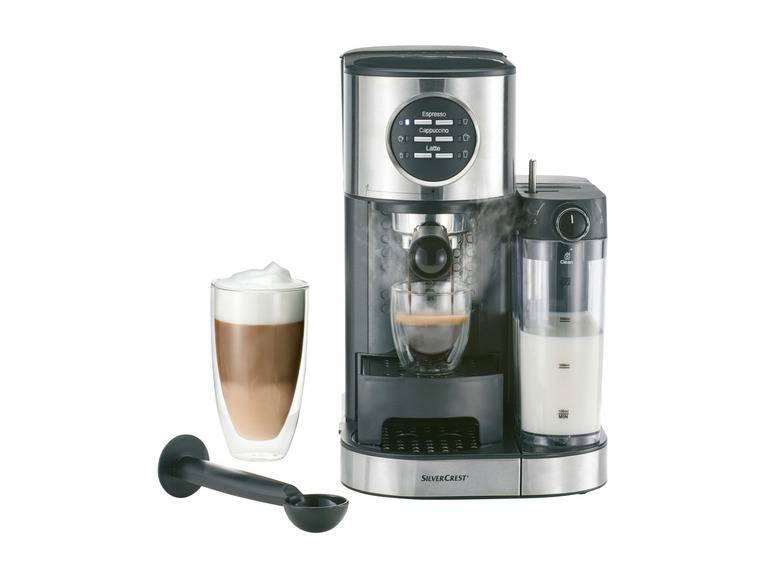 SILVERCREST® KITCHEN TOOLS Espressomaschine mit Milchaufschäumer »SEMM 1470 A2« Saisonale Angebote