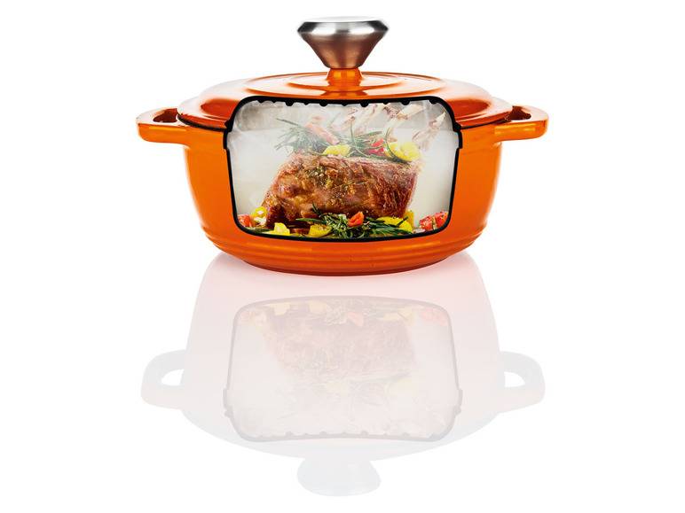 ERNESTO® Gusseisen-Topf, Ø 16,8 cm Bis zu 60% Rabatt
