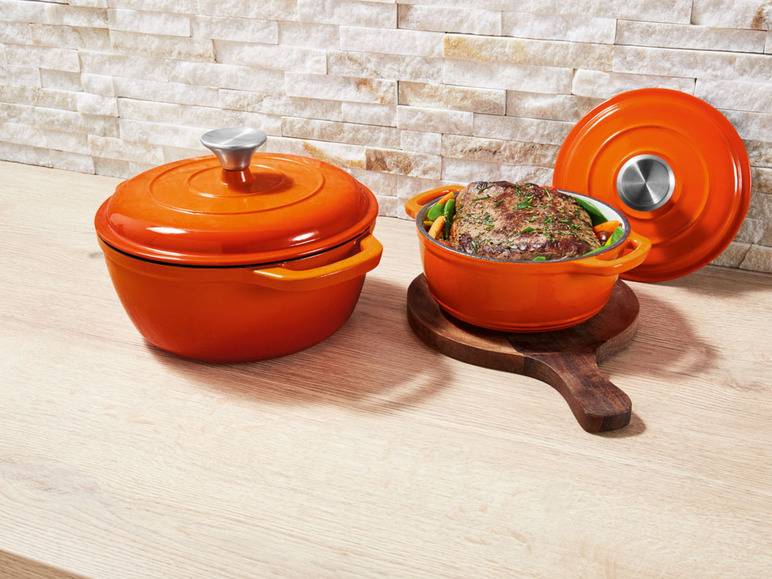 ERNESTO® Gusseisen-Topf, Ø 16,8 cm Bis zu 60% Rabatt