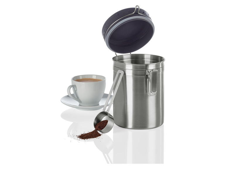 ERNESTO® Kaffee-Aromadose für Bohnen/ Pads, Edelstahl Kostenloser Versand international