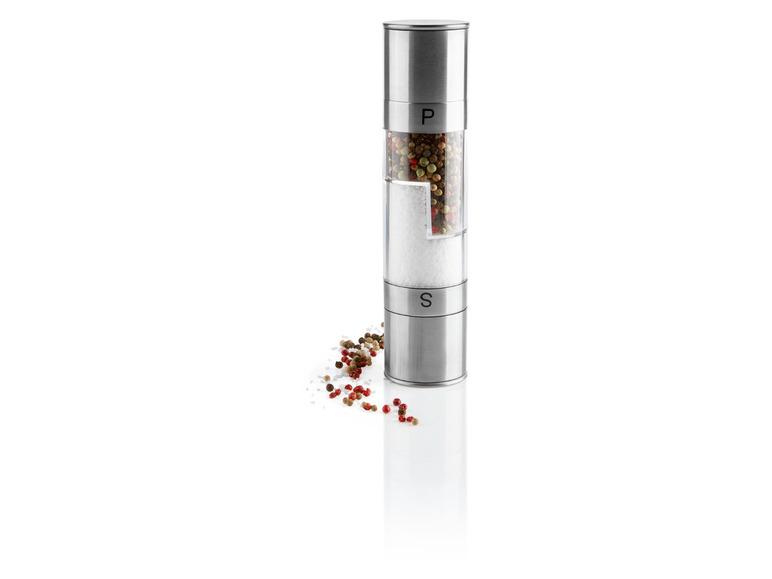ERNESTO® Salz- und Pfeffermühle 2in1 / Chilimühle 2in1 Edelstahl Rabatte dieses Monats
