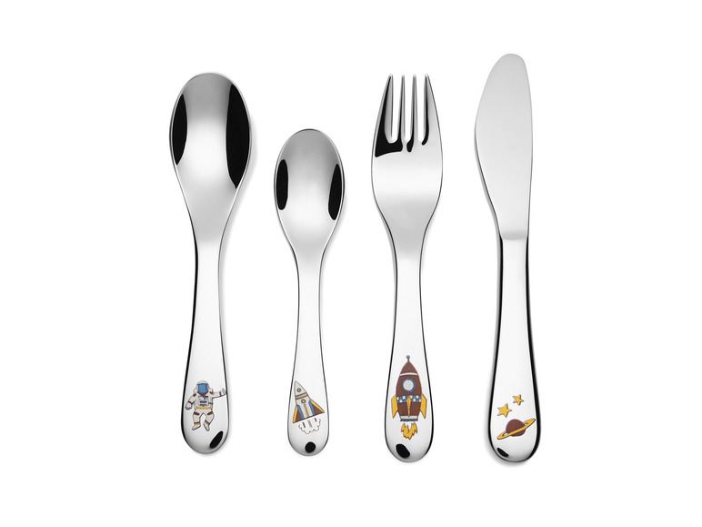 ERNESTO® Kinderbesteck-Set, 4-teilig, hochglanzpoliert Günstiger Verkauf