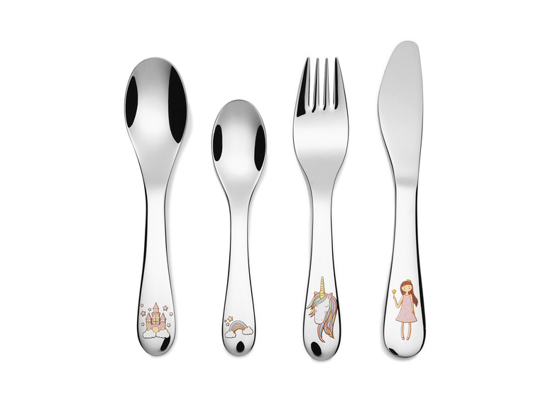 ERNESTO® Kinderbesteck-Set, 4-teilig, hochglanzpoliert Günstiger Verkauf