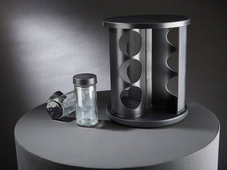 ERNESTO® Gewürzregal, drehbar, mit 9 Glasbehältern Saisonale Angebote