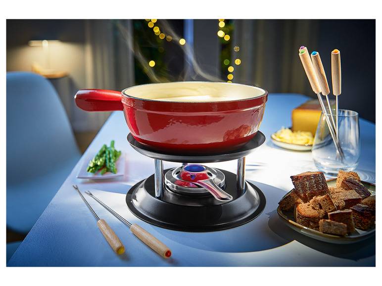 ERNESTO® Fondue Gusseisen 20 cm Nur noch ein Tag übrig