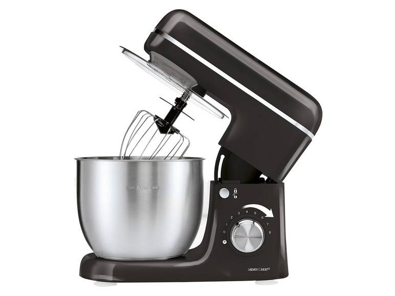 SILVERCREST® KITCHEN TOOLS Küchenmaschine schwarz »SKM 600 D3« 50% Rabatt mit kostenlosem Versand