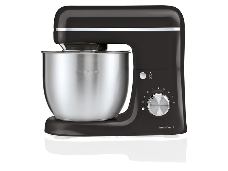 SILVERCREST® KITCHEN TOOLS Küchenmaschine schwarz »SKM 600 D3« 50% Rabatt mit kostenlosem Versand