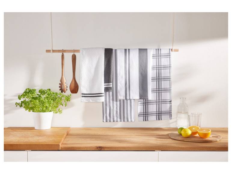 LIVARNO home Küchentuch-Set, 5 Stück Black Friday Preise