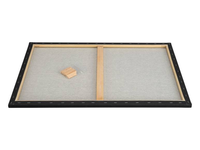 crelando® Leinwand / Leinwand-Set, schwarz vorgrundiert, aus Baumwolle Im Verkauf