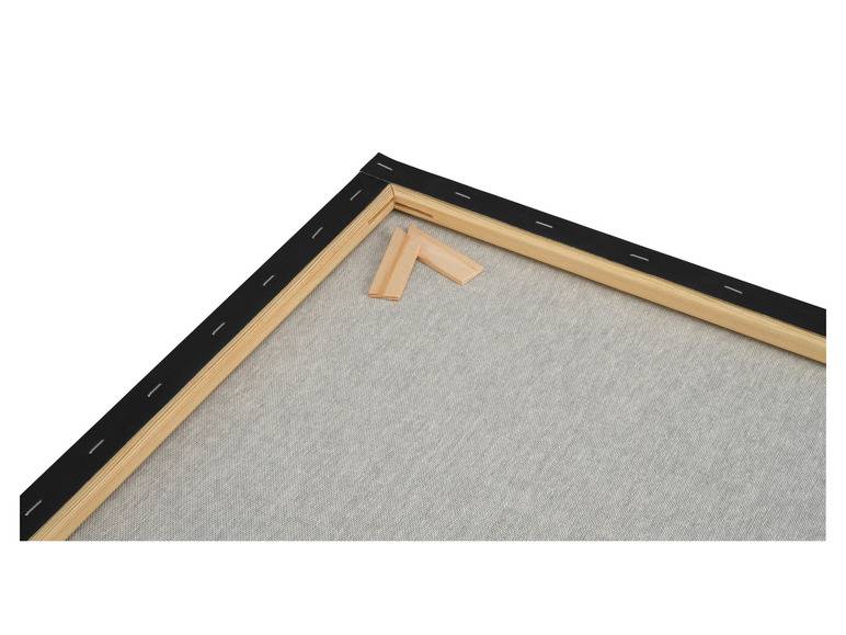 crelando® Leinwand / Leinwand-Set, schwarz vorgrundiert, aus Baumwolle Im Verkauf