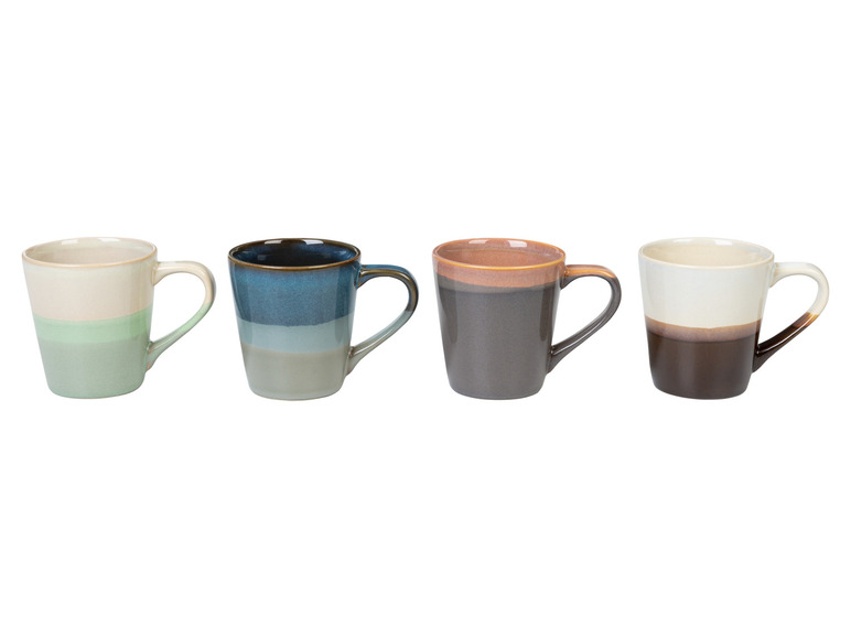 LIVARNO home Kaffeetassen Set / Kaffeekanne, aus glasiertem Steingut 2025