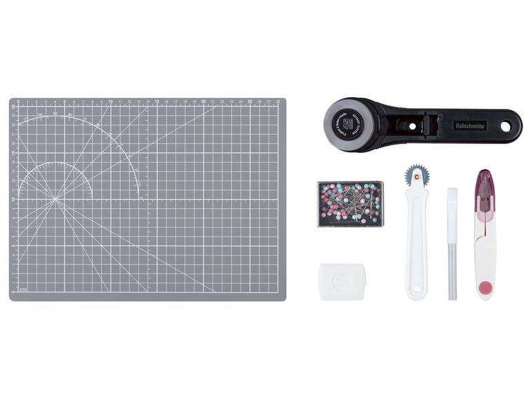 crelando® Profi-Schneiderset / Nähgarn-Kollektion / Schneidematte mit Zubehör Hotsell