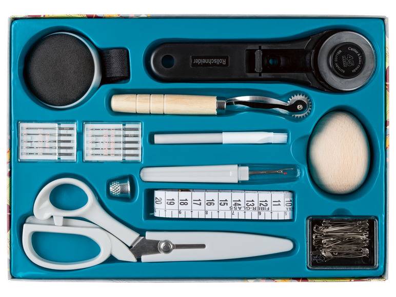 crelando® Profi-Schneiderset / Nähgarn-Kollektion / Schneidematte mit Zubehör Hotsell