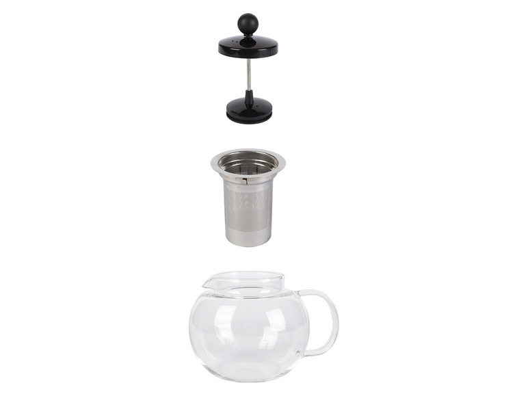 ERNESTO® Glas-Teekanne /-Kaffeebereiter, besonders leicht im Angebot