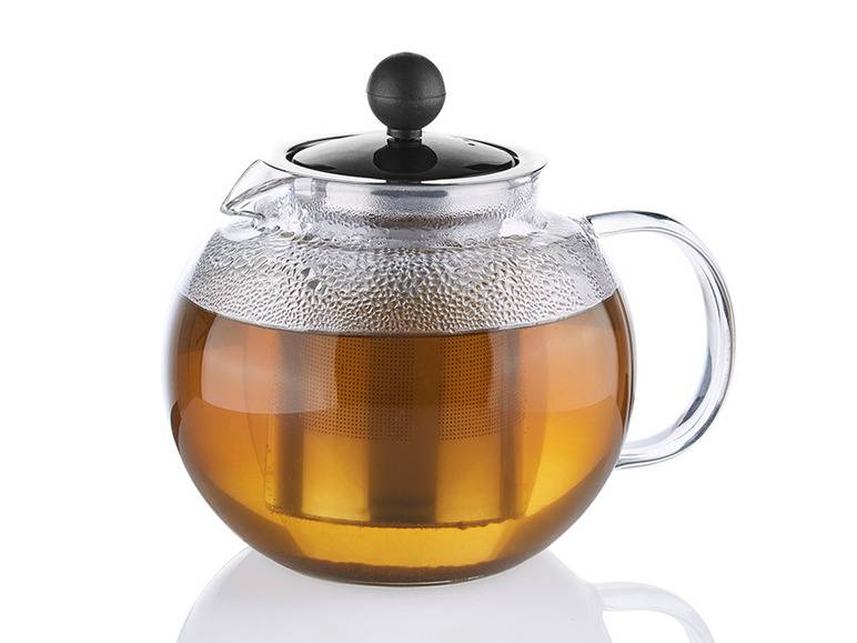 ERNESTO® Glas-Teekanne /-Kaffeebereiter, besonders leicht im Angebot