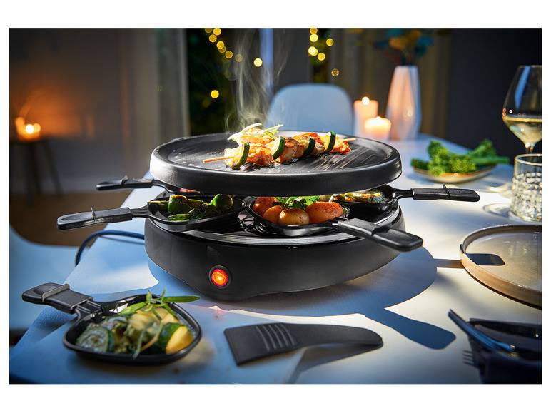 SILVERCREST® KITCHEN TOOLS Raclette-Grill, 800 W, Ø 29 cm Sonderangebot