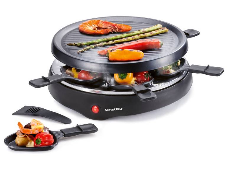 SILVERCREST® KITCHEN TOOLS Raclette-Grill, 800 W, Ø 29 cm Sonderangebot