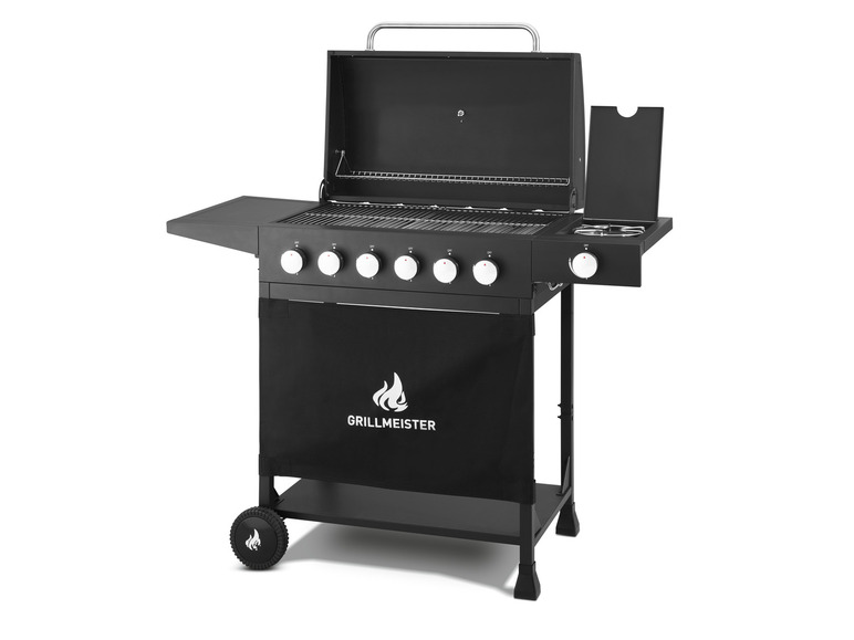 GRILLMEISTER Gasgrill »Memphis«, 6plus1, 18 kW, mit Seitenbrenner Flash Sale