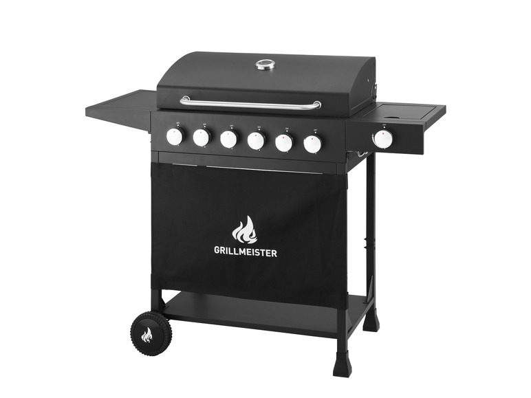 GRILLMEISTER Gasgrill »Memphis«, 6plus1, 18 kW, mit Seitenbrenner Flash Sale