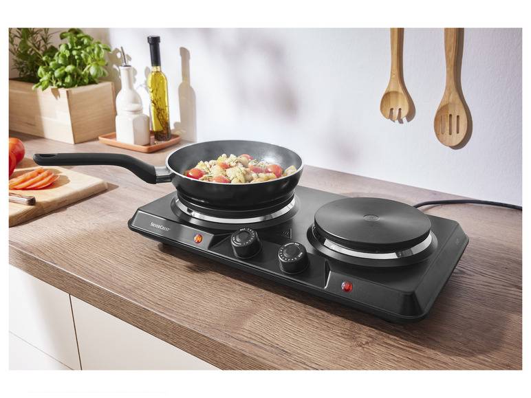SILVERCREST® KITCHEN TOOLS Doppelkochplatte »SDK 2500 D1«, 2500 W Osterangebot