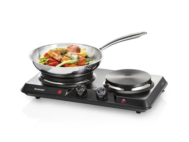 SILVERCREST® KITCHEN TOOLS Doppelkochplatte »SDK 2500 D1«, 2500 W Osterangebot