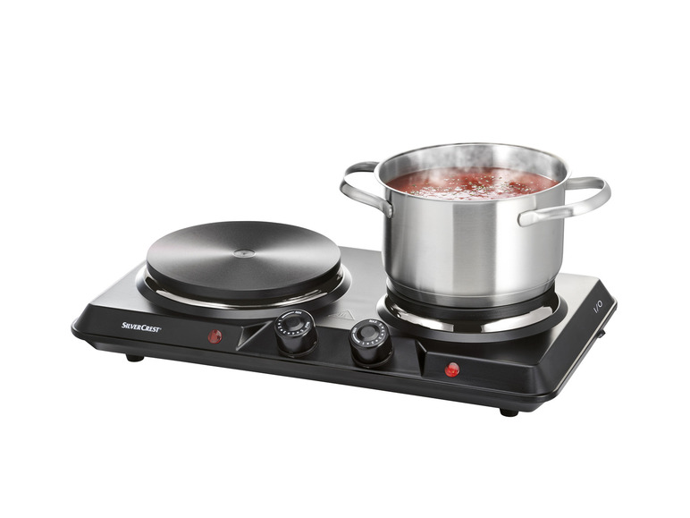 SILVERCREST® KITCHEN TOOLS Doppelkochplatte »SDK 2500 D1«, 2500 W Osterangebot