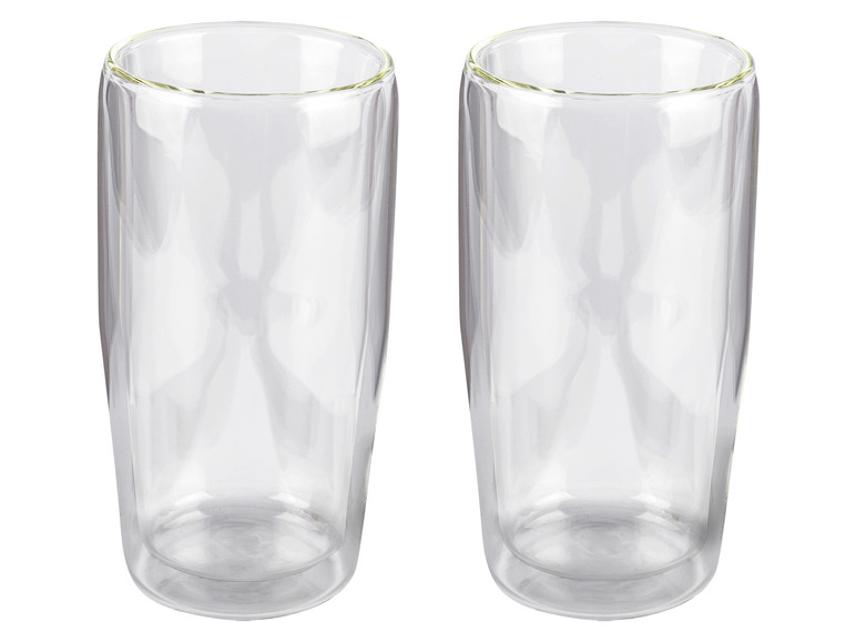 ERNESTO® Doppelwandige Gläser, 2 Stück, aus Borosilikatglas Blitzangebot